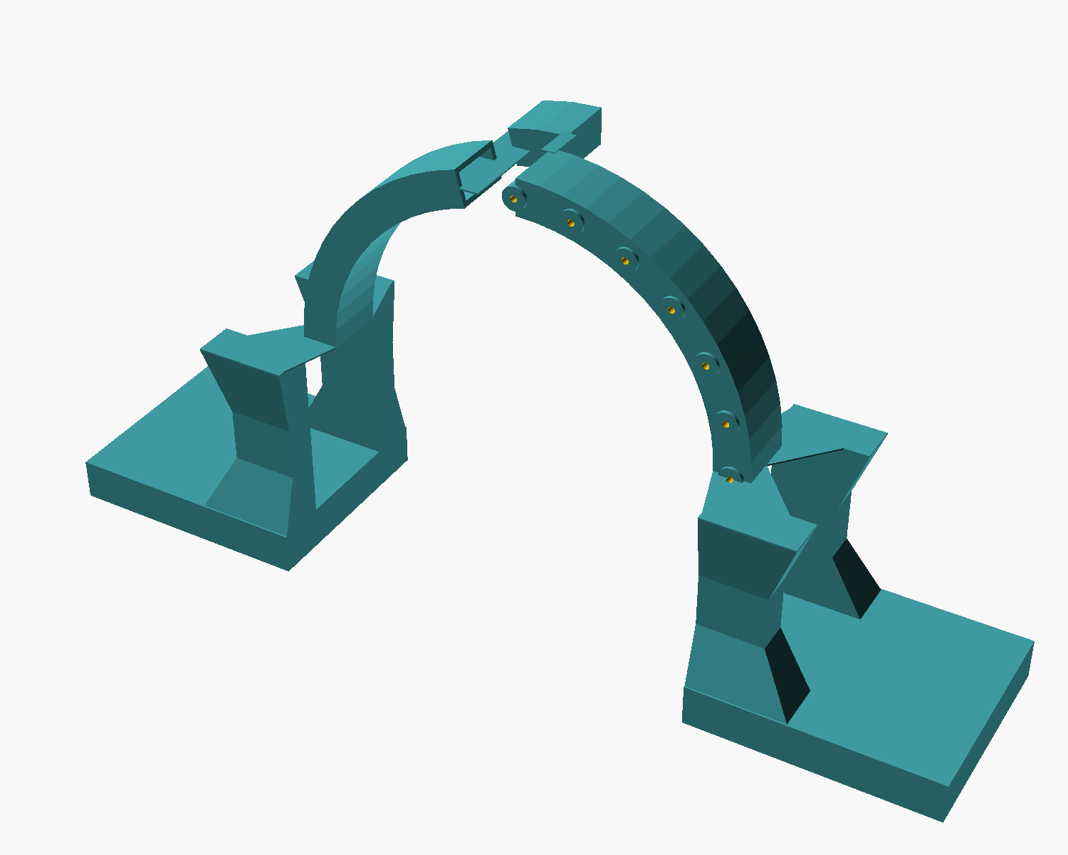 Work-in-progress camera mounting bracket