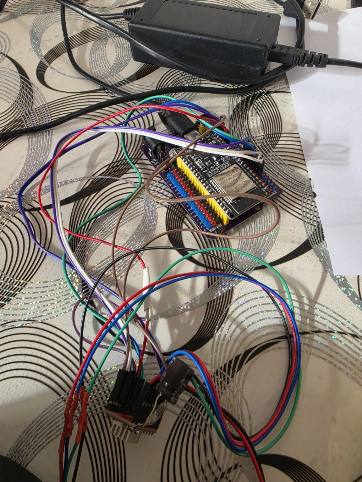 Wiring and control electronics of the scanner